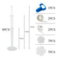 Jiesky 8 Sets 28 Inch Balloon Stand Kits, Balloon Sticks with Base For Table Floor Graduation Baby Shower Happy Birthday Engagement Fiesta Party