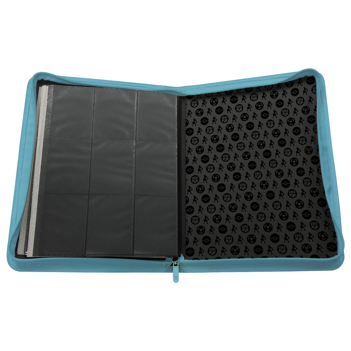 Ultra Pro Pokemon Card Binder 9 Pocket Zippered featuring Lucario, Ages 6+