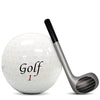 Vaulted Skulls & Co Inflatable Golf Ball | Golf Beach Balls | Golfing Gift Ball | Golfer Party Decorations | Golfing Pool Game Ball | Golfer Gag Gift