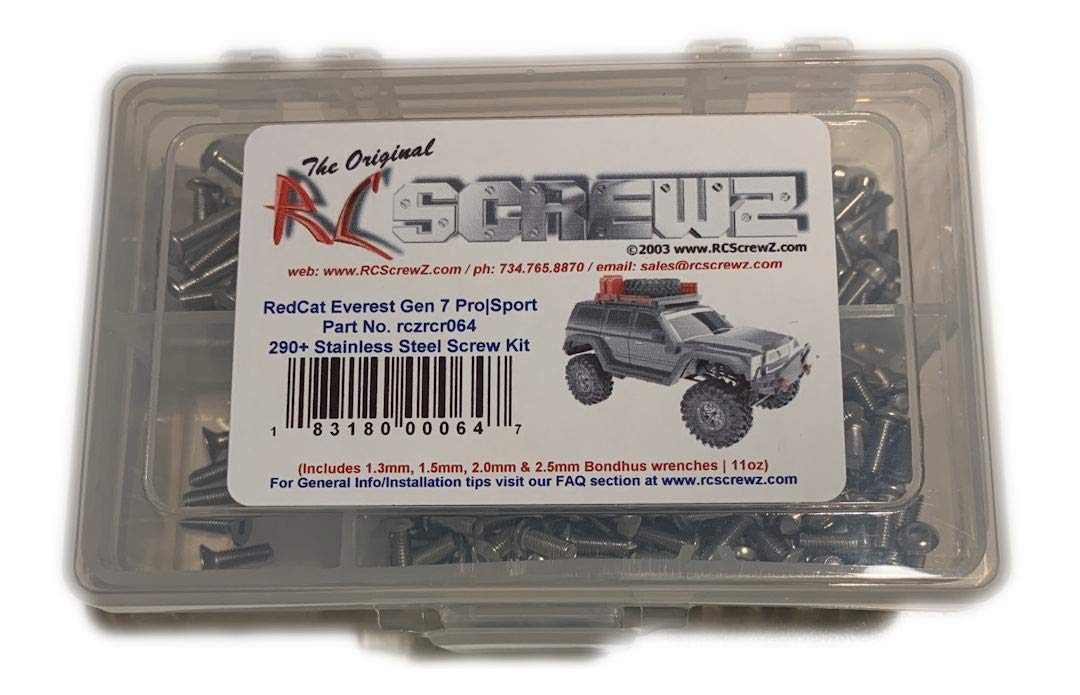 RCR064 - Redcat Racing Everest Gen 7/Pro Stainless Steel Screw Kit