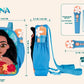 eKids Moana Karaoke Microphone for Kids, Bluetooth Boombox with Built-in Music, Designed for Fans of Moana Toys
