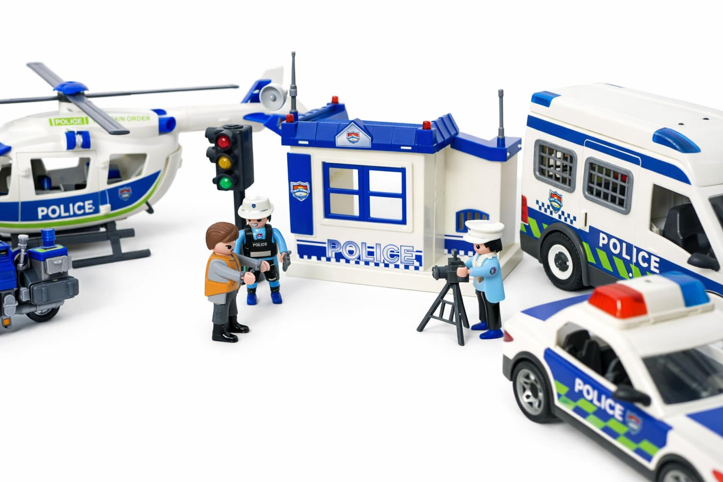 Tiny Force Toy Police Set - Police Car Play Set for Toddler Boys, Kids Toys for Imaginative Play, Safe Police Toys & Gifts