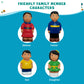 Get Ready Kids Asian Family Figures Set of 4-5 inch Multicultural Toys