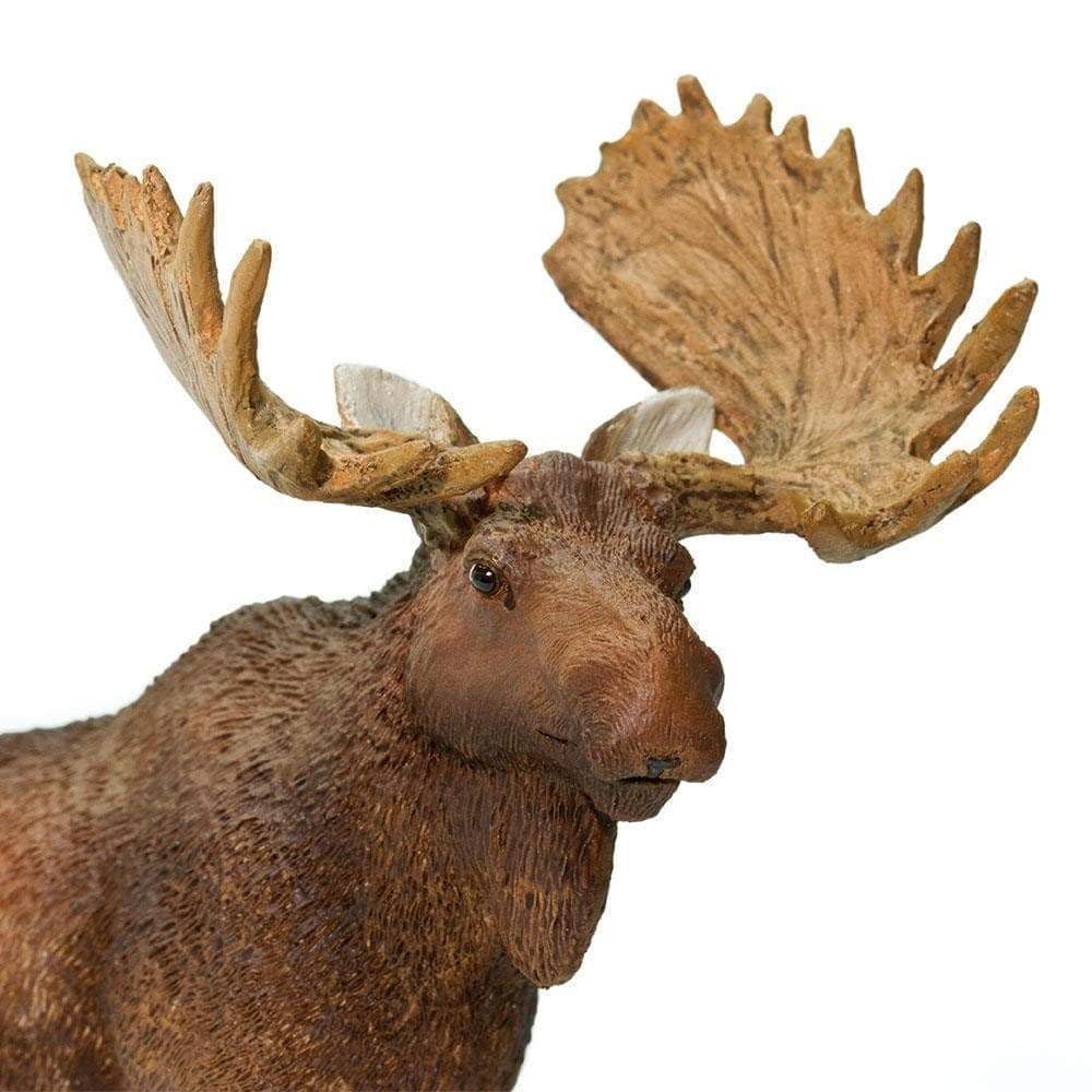 Safari Ltd. Bull Moose Figurine - Detailed 4.5" Plastic Model Figure - Fun Educational Play Toy for Boys, Girls & Kids Ages 3+