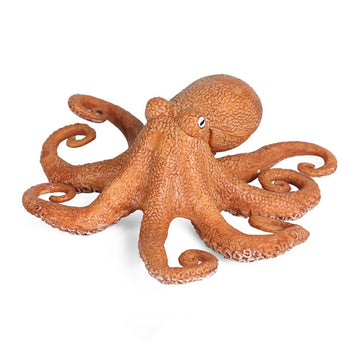 BLAPNK Realistic Ocean Octopus Model Toys, Simulated Sea Life Animals Figurine Collection Playset Sea Creature Science Educational Props(Octopus)