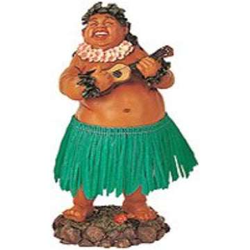 KC Hawaii Dashboard Hula Doll Local Boy with Ukulele 7 inch