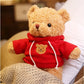 YUKOUQIAN Teddy Bear Stuffed Animal Cute Plush Doll SoftToy 11.8" Gift for Girls Boys Birthdays Christmas Children's Day Halloween Thanksgiving Day