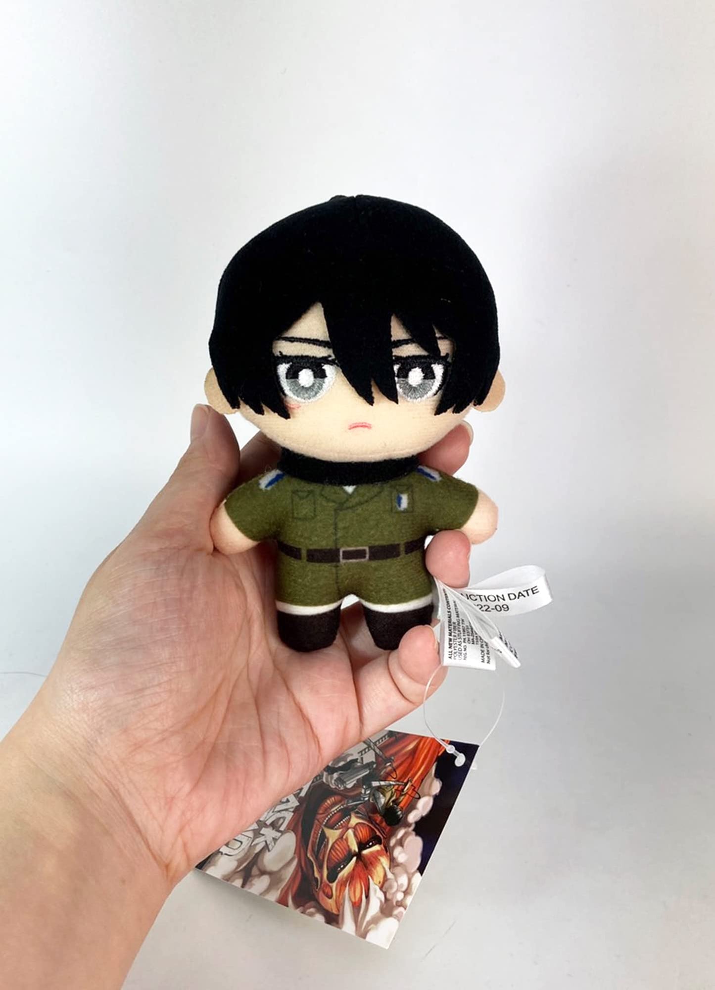 Attack On Titan Manga - Mikasa Ackerman Plush 4.5" H