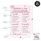 Andaz Press 4"x6" Galentines Day Games For Women, Bows & Cupid Galentine's What's On Your Phone, Fun Galentines Activities, Brunch Drinking Games
