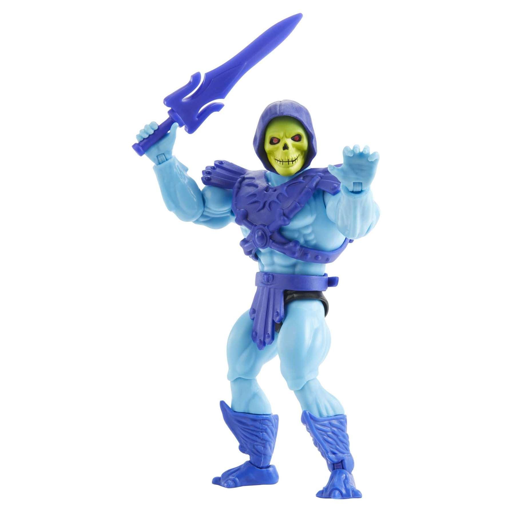Masters of the Universe Origins Skeletor Action Figure, Battle Character for Storytelling Play and Display, Gift for 6 to 10 Year Olds and Adult