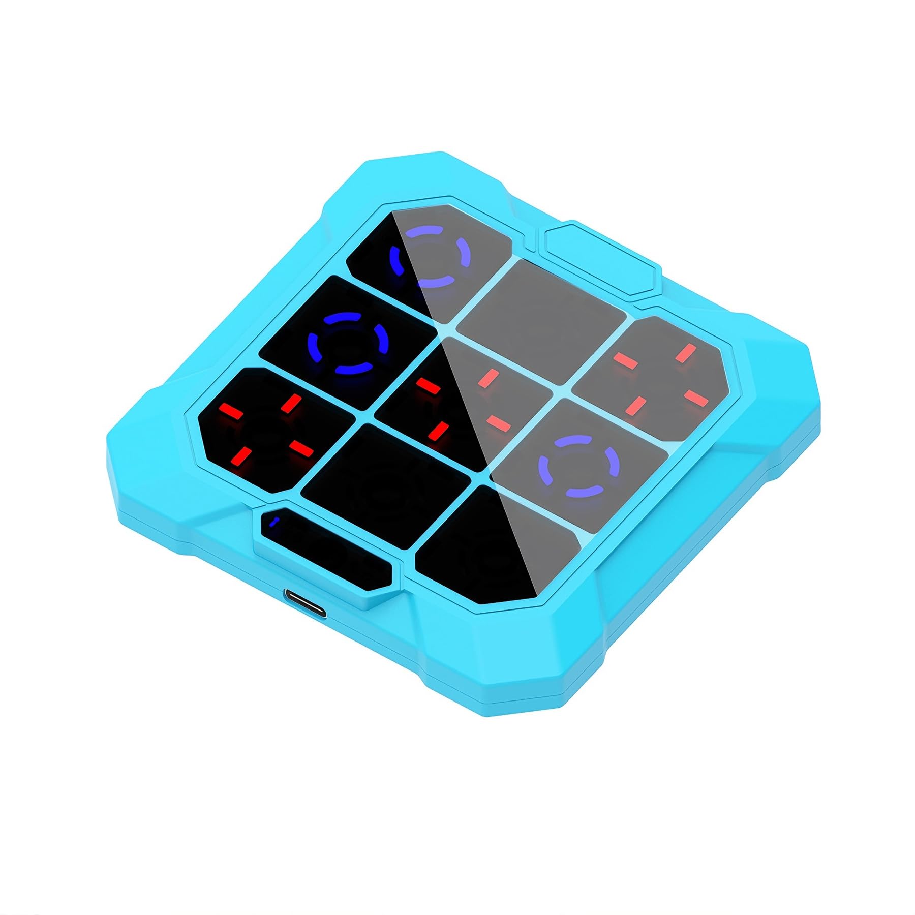BEBESIRI Tic Tac Toe，Four in One Handheld Puzzle Game Machine Exercise Memory, Portable Pocket Game, Suitable for Christmas and Birthday Gifts