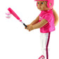 Hot Pink Baseball Uniform with Baseball Bat, Helmet, and Shoes (Doll Not Included) | 18 Inch Doll Clothes