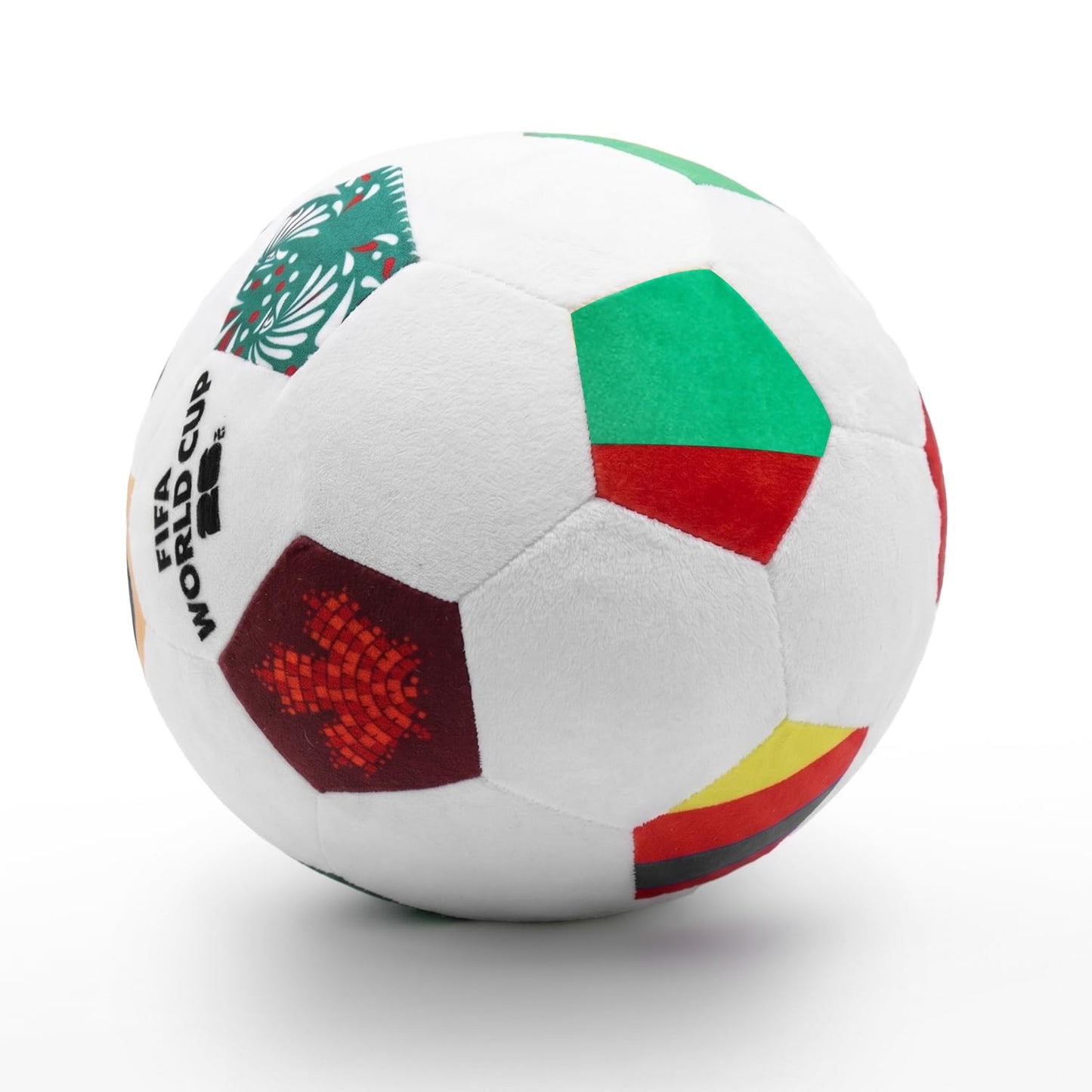 MESUCA FIFA World Cup 2026 Soccer Ball Plush for Kids - Official 11.8inch Soccer Plush Toy Pillow with Trophy Design - Soft Soccer Stuffed Animal