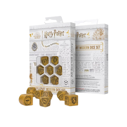Harry Potter Hufflepuff Modern Dice Yellow