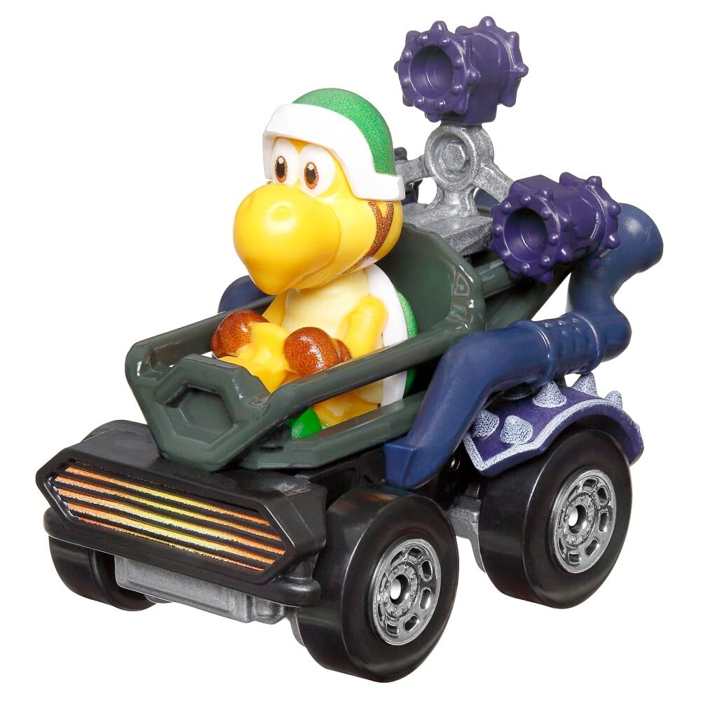Hot Wheels Super Mario Bros. Movie Character Cars 4?Pack Bundle, Mario, Toad, Koopa & Donkey Kong, Die?Cast 1:64 Scale Vehicles, Ages 3+