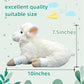 FRANKIEZHOU Realistic Lamb Stuffed Animal-White 10.24",Lamb Plush Toy, Sheep Stuffed Animal,Soft Girl Toys,Gifts for Kids, Home Decor,Hugging Toy