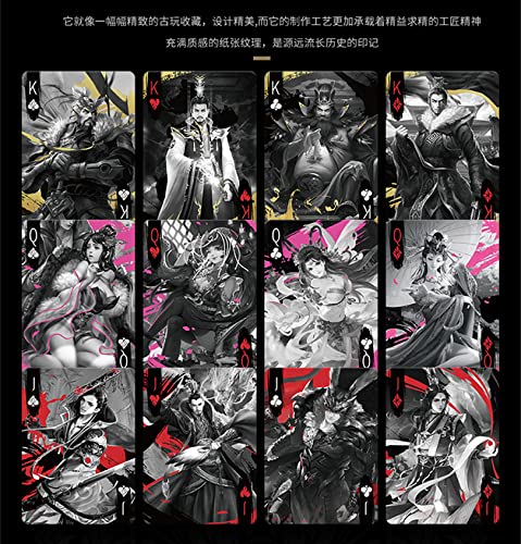TAOYATAO Three Kingdoms Playing Cards Poker Cards Novelty Poker Game Deck of Cards Decks Games Party