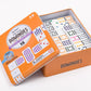 Regal Games Mexican Train Double 15 Dominoes Set for Adults & Kids - Domino Game with 136 Tiles Colored Dots & 8 Metal Trains - 2-8 Player Games