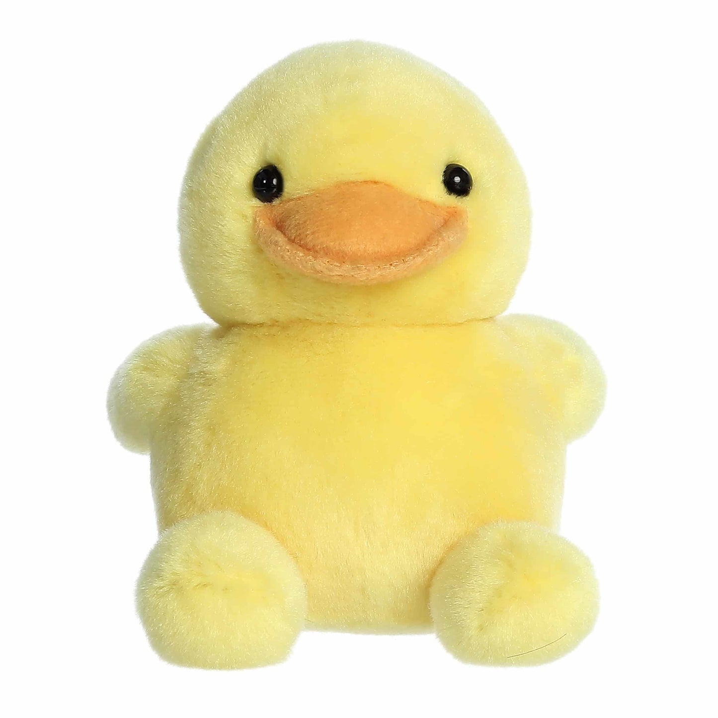 Aurora® Adorable Palm Pals™ Tubby Rubber Ducky™ Stuffed Animal - Fun Collectible Plush for Kids and Adult Collectors - Perfect for Decorating Rooms