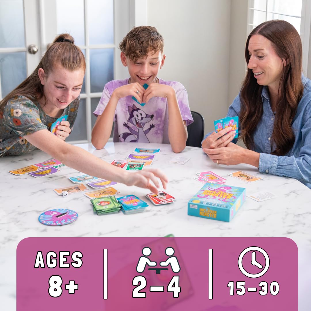 ANGEL STUDIOS Inflation Monster Card Game | Educational Card Game for Kids Ages 8+ | Family Board-Game | Learn Money, Math, Investing, & Inflation |