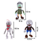JHESAO 10 PCS Plants and Zombies PVZ Plush Toys - Normal & Gray Zombies Plushies, Soft Dolls New