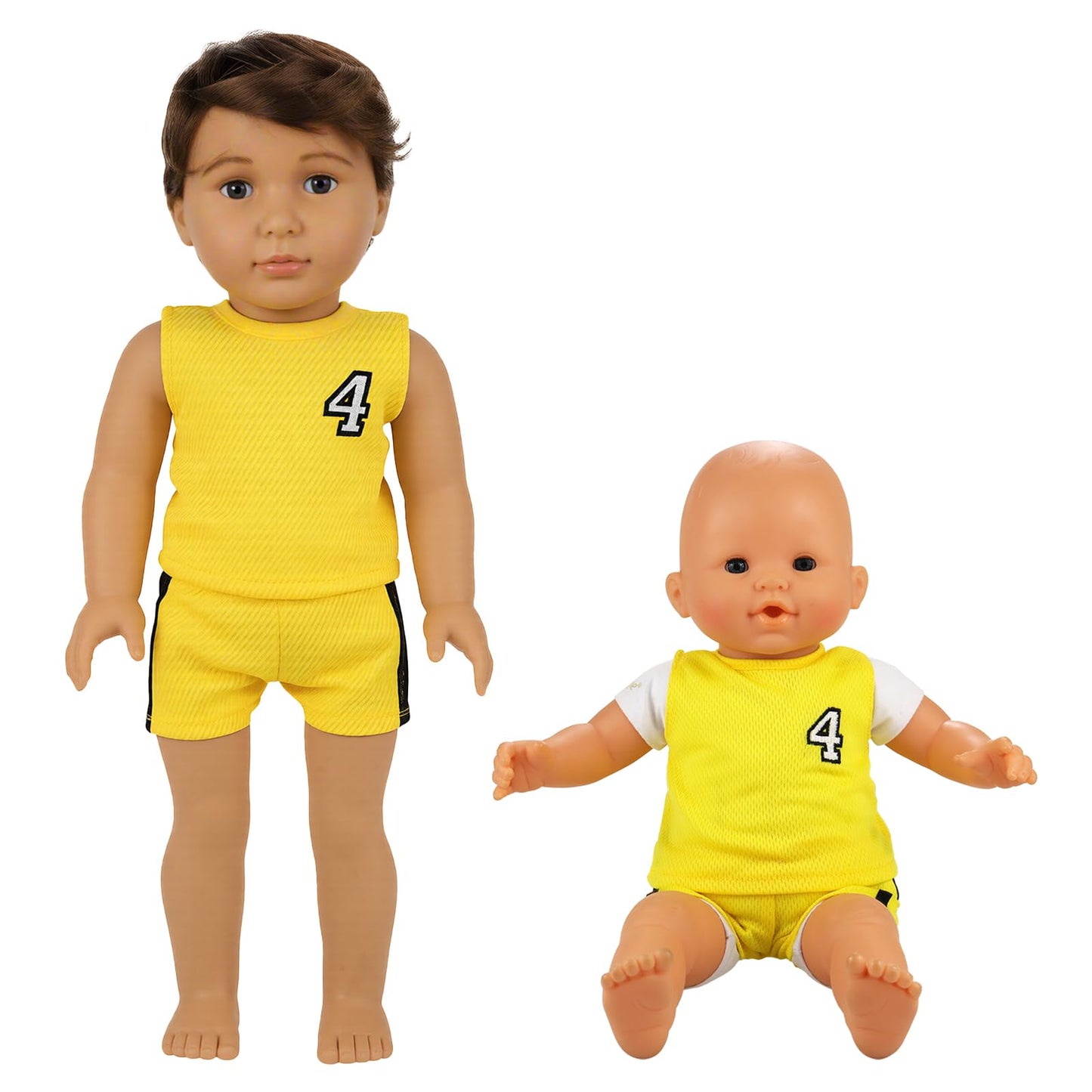 BARWA Boy Doll Clothes 6 Sets Doll Clothes Daily Casual Clothes Outfits Compatible for 14 to 16 Inch and 18 Inch Dolls