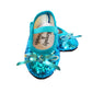 Blue Sparkle Flats Fits 18 Inch Girl Dolls- 18 Inch Doll Shoes