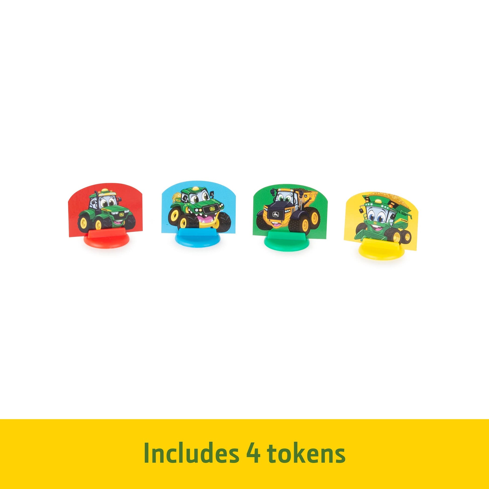 John Deere Go Johnny Go Board Game - Cooperative Farming Games for Game Night - John Deere Toys and Board Games - Farm Toy Games for Kids - Family