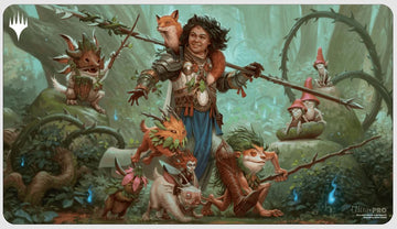 Ultra Pro - Wilds of Eldraine Playmat Ellivere of the Wild Court for Magic: The Gathering, MTG Card Playmat, Use as Oversize Mouse Pad, Desk Mat