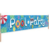 Pool Party Banner, Summer Pool Party Decorations (Blue?