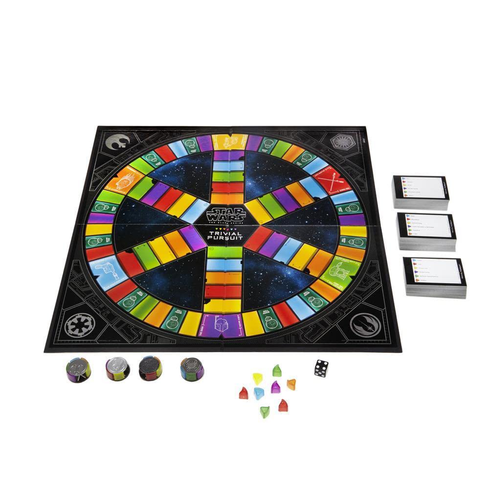 Hasbro Trivial Pursuit: Star Wars the Black Series Edition - Test Your Knowledge with Over 1,800 Easy To Extremely Difficult Questions for Ultimate
