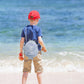 Auony Mesh Beach Bag, Quick Dry Seashell Mesh Bag Shell Bag Beach Toy Bags for Holding Childrens' Toys, Swimsuit & Seashell