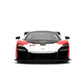 Jada Toys Hyper-Spec 1:24 McLaren Senna Die-cast Car - Opening Doors, Hood, Trunk, Rubber Tires(White/Red/Black)