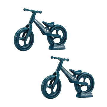 Qemixly 2Pcs Mini Finger Mountain Bike, Desktop Decoration Cycling Figure, Random Colour, Small Mountain Cycling Figure Finger Playing