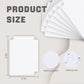 qieoyk Trading Card Dividers - 100 White Dividers with Tabs for Games & Sports Card Boxes - 2.7 x 3.8 Inches