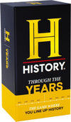HISTORY Channel Through The Years - General Knowledge Super Trivia Chronology Timeline, Party Card Game for Adults, Family, Tweens & Teens in