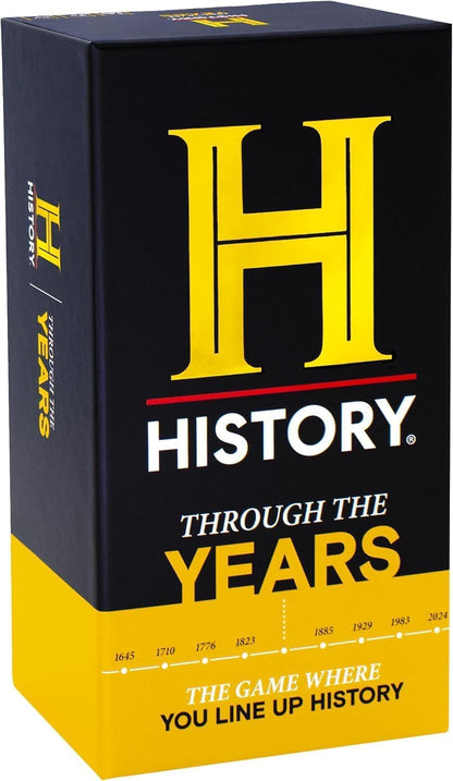 HISTORY Channel Through The Years - General Knowledge Super Trivia Chronology Timeline, Party Card Game for Adults, Family, Tweens & Teens in