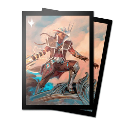 Ultra PRO - Magic: The Gathering Outlaws of Thunder Junction 100ct ChromaFuion Standard Size Card Sleeves Ft. Annie Flash, Protect & Store Your Gaming