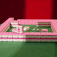 Mini Mahjong Set, American Mahjong Game Set Include 166 Premium Tiles (1.2’’), 1 Bag, 100 Chips, 4 Tile Rulers, 4 Dice, 5 Instruction Manuals