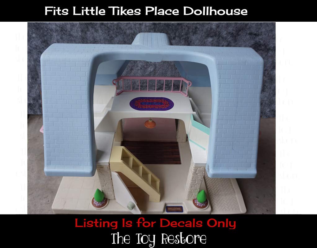 Toy Restore Replacement Decals Fits Little Tikes Place 90s Dollhouse Decals Miniature