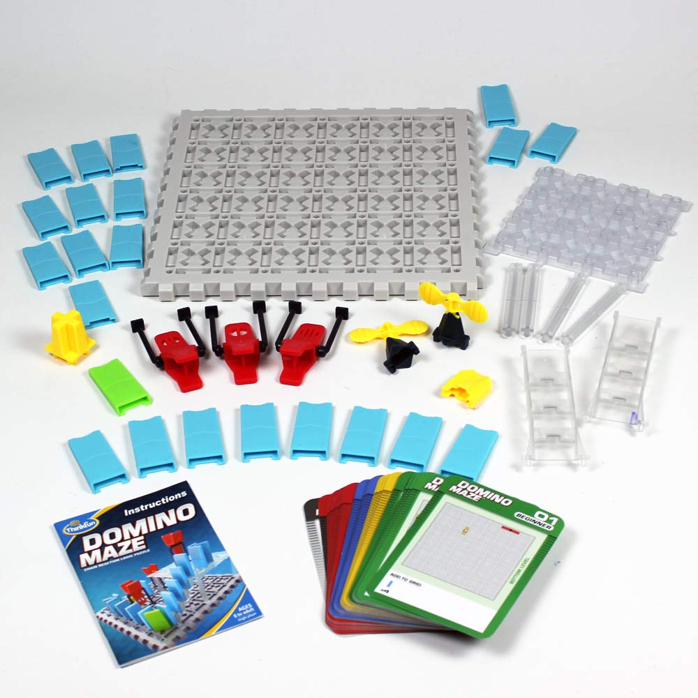 Think Fun 44001012 ThinkFun Domino Maze STEM Toy and Logic Game for Boys and Girls Age 8 and Up - Combines the Fun of Dominos With the Challenge