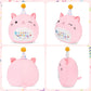 ABEARCAR Cute Cat Plush Birthday Gifts for Girls, Soft Cat Plushies Toy Pink Pillow Cat Stuffed Animals Gift for Girlfriend Kids Birthday 8" Cat