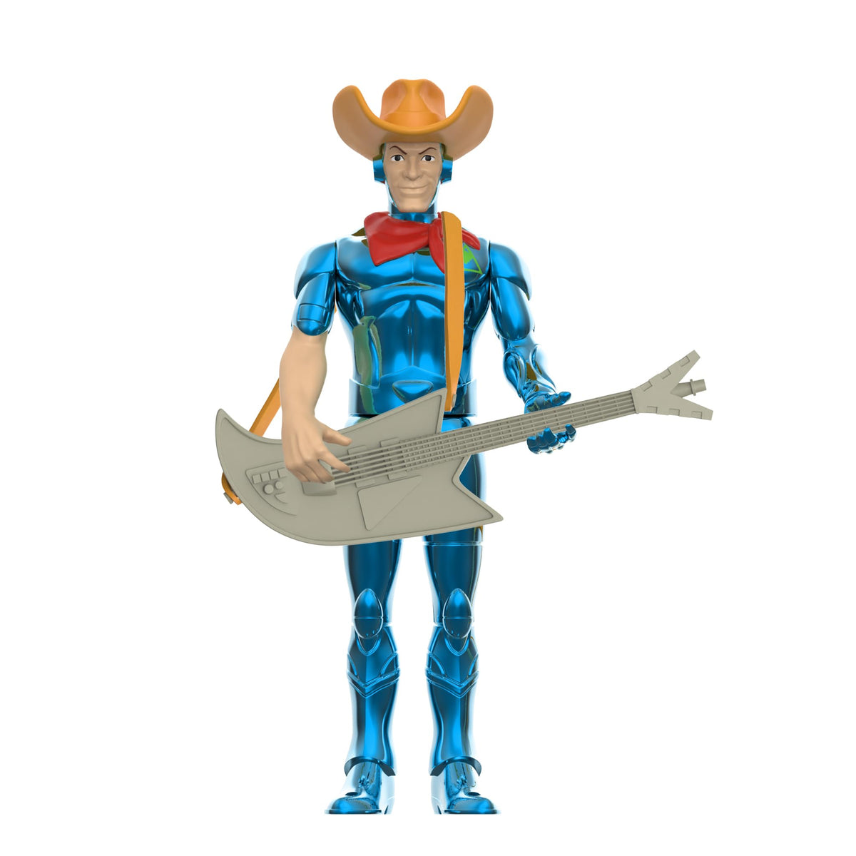 Super7 SilverHawks Bluegrass (Toy Version) Reaction Figure - 3.75" SilverHawks Action Figure with Accessory Classic Cartoon Collectibles and Retro