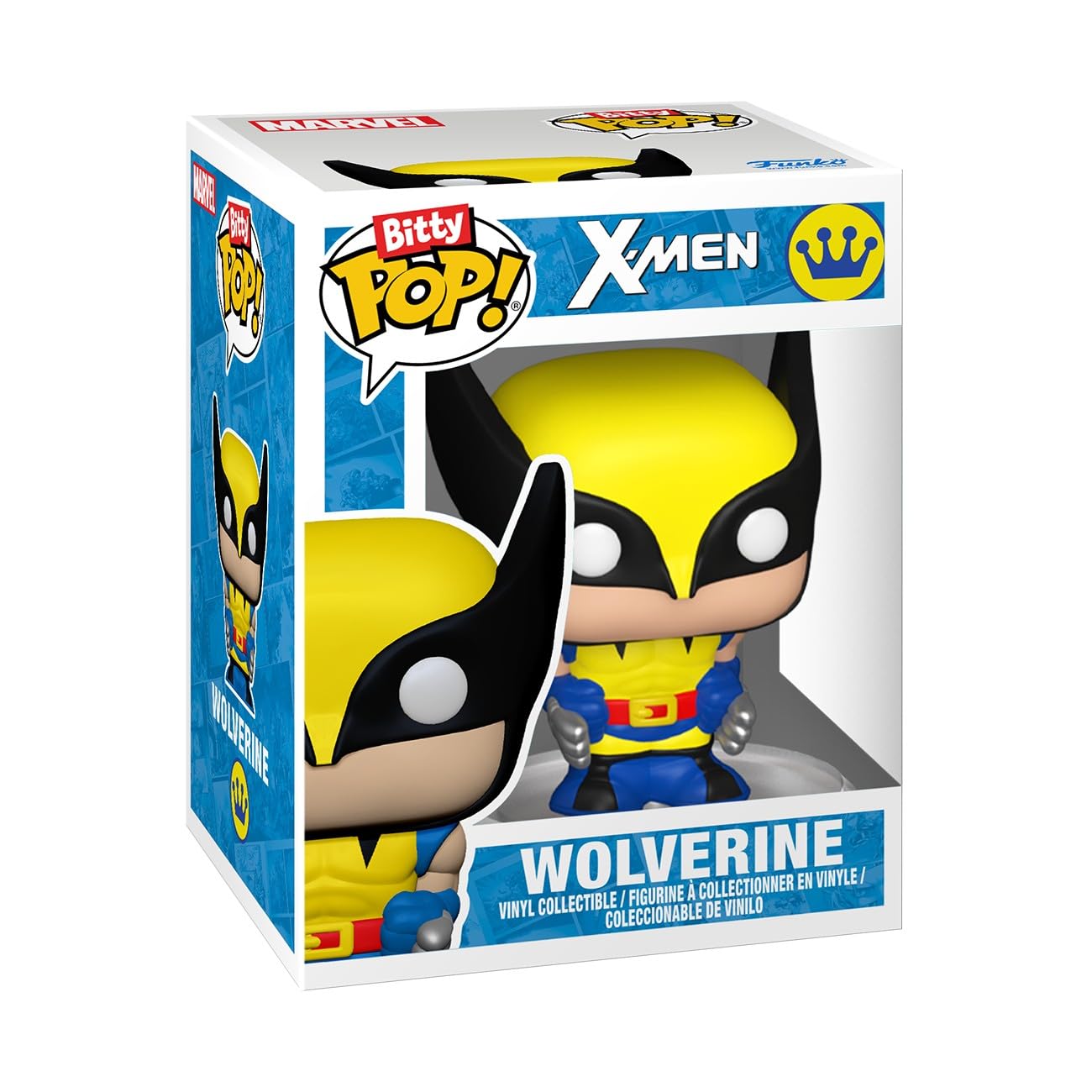 Funko Pop! Bitty Boxes: X-Men - The X-Mansion Playset - Wolverine and Professor X - Collectable Display Case with Interior Scene and Storage - Gift