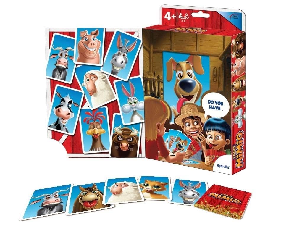 R&R Games MiMiQ Farm Family Game, Ages 4+, 2 to 6 Players