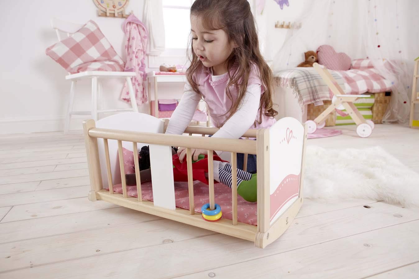 Hape Girl's Rock-a-Bye Cradle