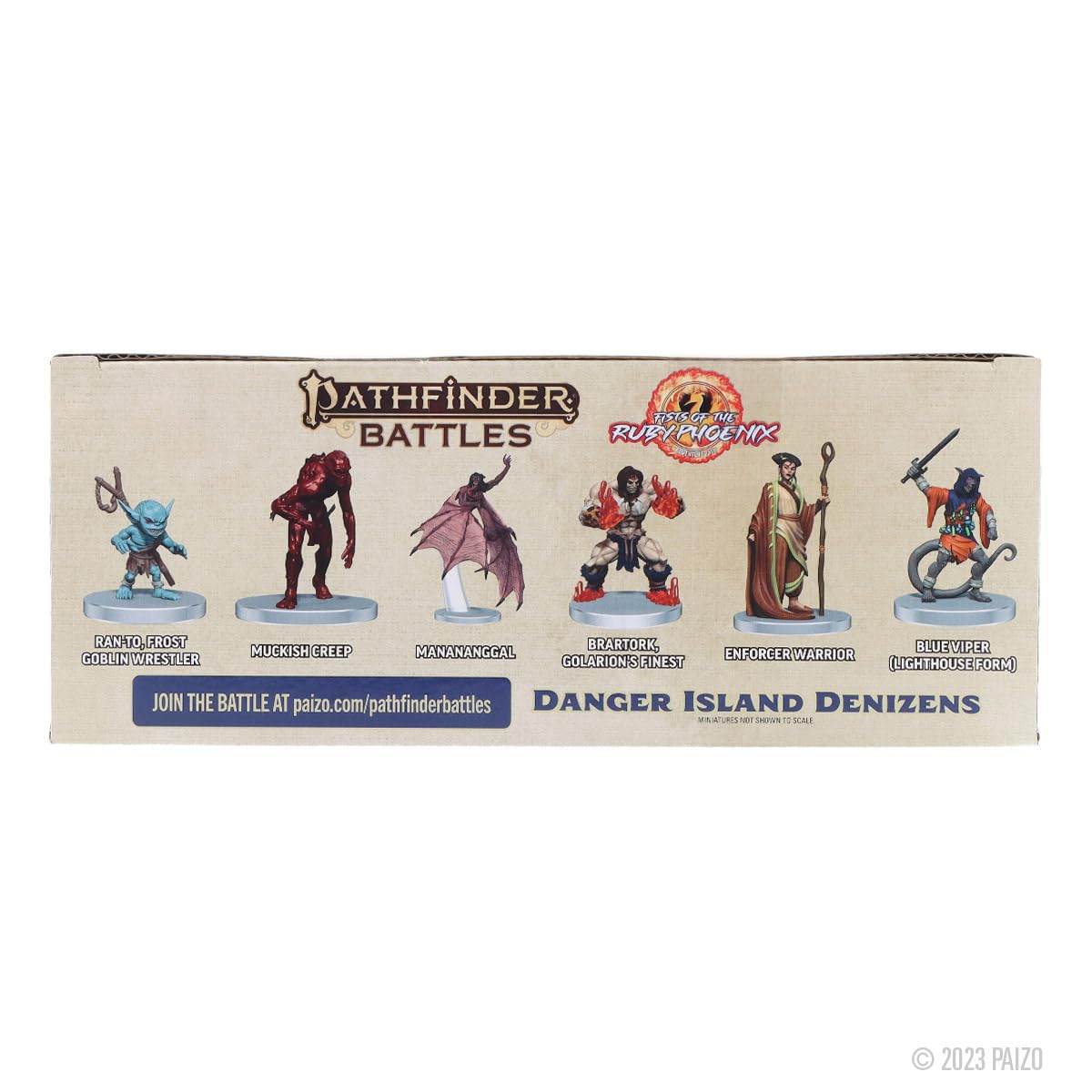 WizKids Pathfinder Battles: Fists of The Ruby Phoenix - Danger Island Denizens Boxed Set
