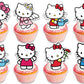 24pcs Children Cake Toppers Cupcake Toppers Cake Decorations,Children Birthday Party Supplies Decorations (4)