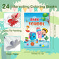 Aannanl 24 Mini Coloring Books Suitable for Kids Ages 2-4 and 4-8,Small Party Gifts,Bulk Birthday Gifts,Gift Bag fillers Include