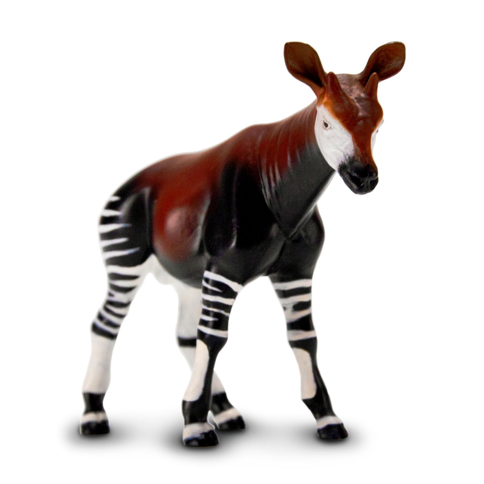 Safari Ltd. Okapi Figure - Realistic 5" Wildlife Model - Educational Toy for Boys, Girls, and Kids Ages 3+